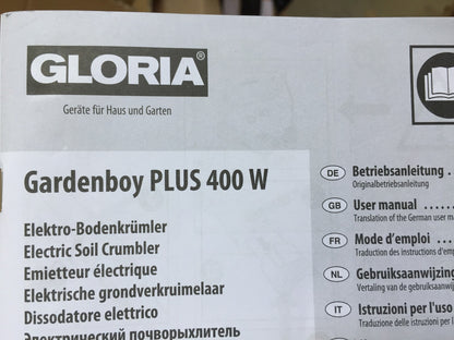 GLORIA Gardenboy PLUS Electric Soil Cultivator, Motor Hoe/Garden Hoe, I33129