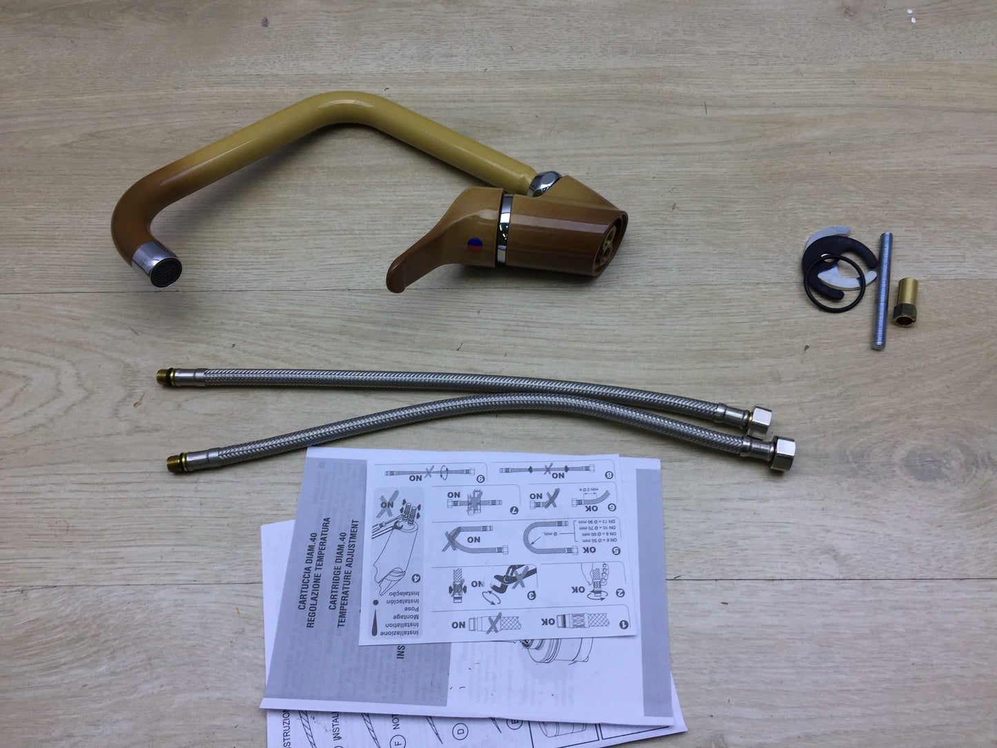 Piralla AM30020 Wasserhahn Küche Messing Terra von Frankreich, I21338