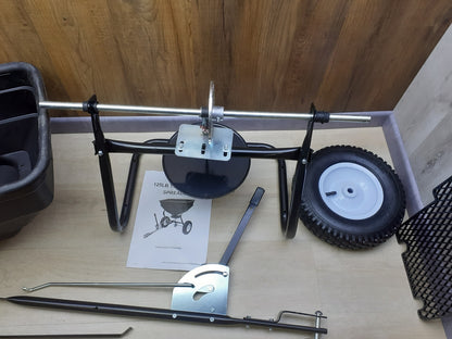 125LB TOW-BEHIND Streuwagen, drehbar Maximale Kapazität 56kg, I21673