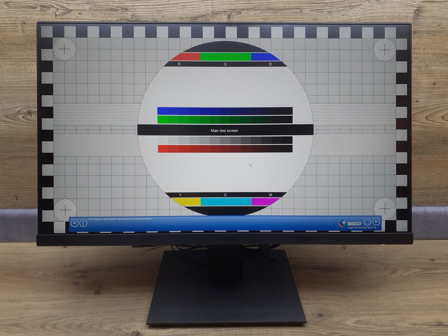Koorui 24N1 Monitor 24" FHD 1920x1080 IPS HDMI VGA Adaptive Sync 75Hz 5ms 