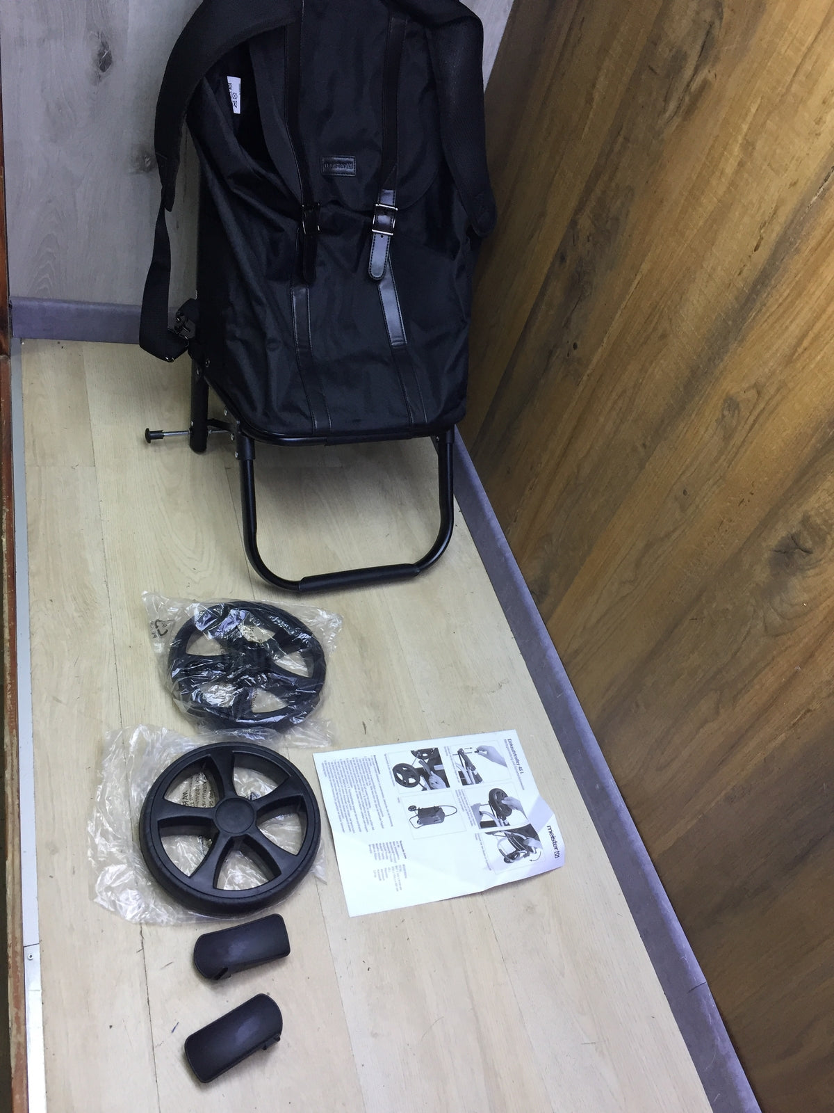Meister Shopping Trolley &amp; Backpack 45 L (6816850), Black Edition, I32380 