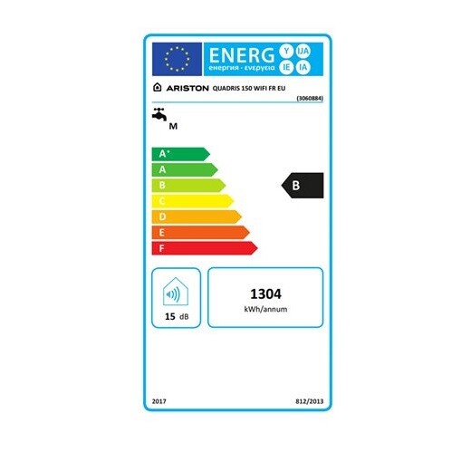 ARISTON QUADRIS 150 WIFI FR EU Warmwasserspeicher 3060884 150L EEK: B I30597