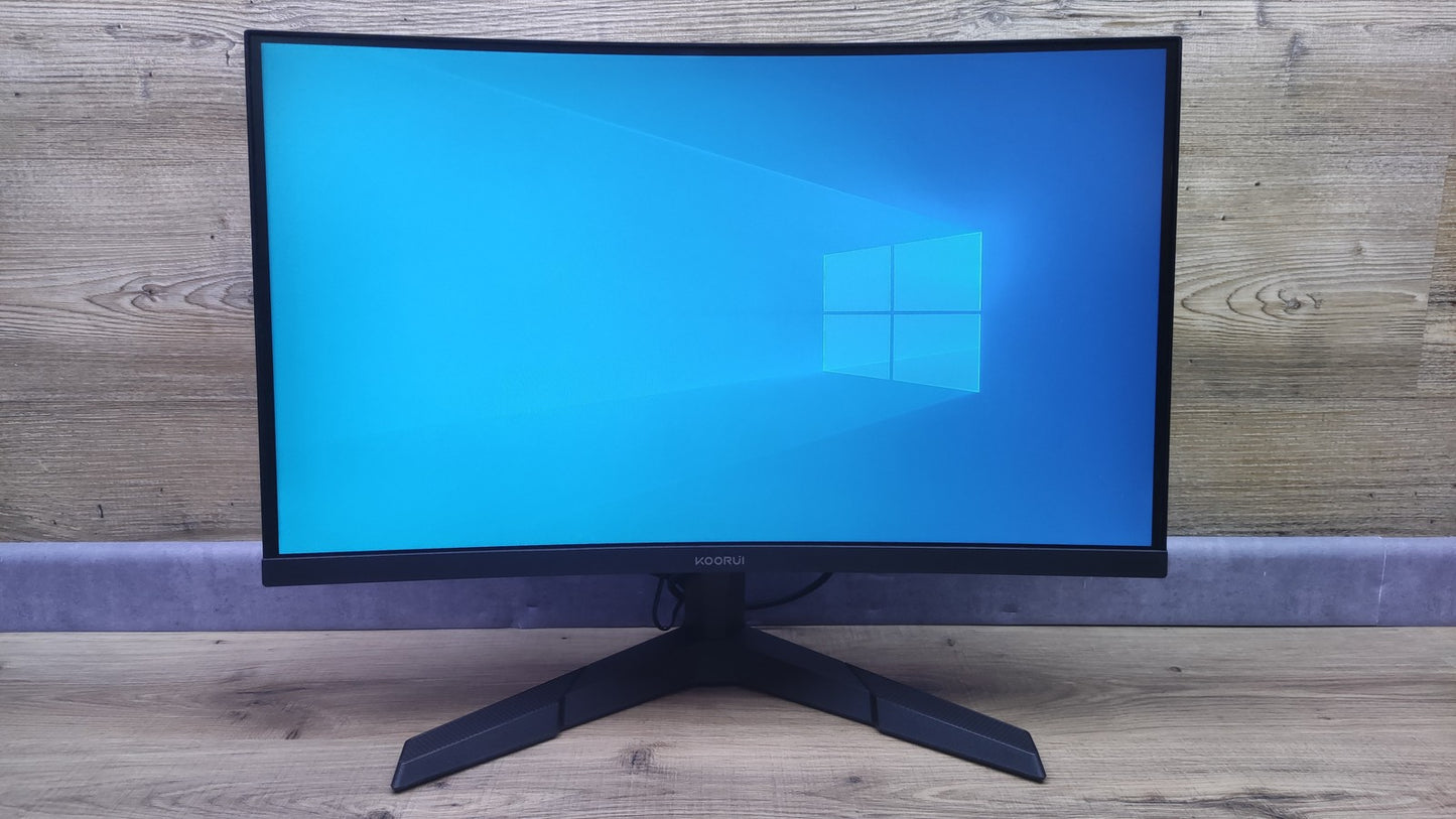 KOORUI 24E6CA Gaming Monitor 24" FHD 1920x1080 HDMI DP Adaptive Sync 165Hz 4ms