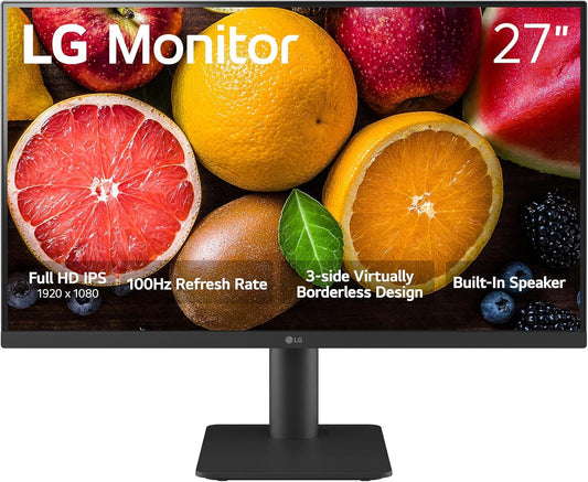 LG 27MS550-B Monitor 27" FHD 1920x1080 IPS HDMI 100Hz 5ms speakers
