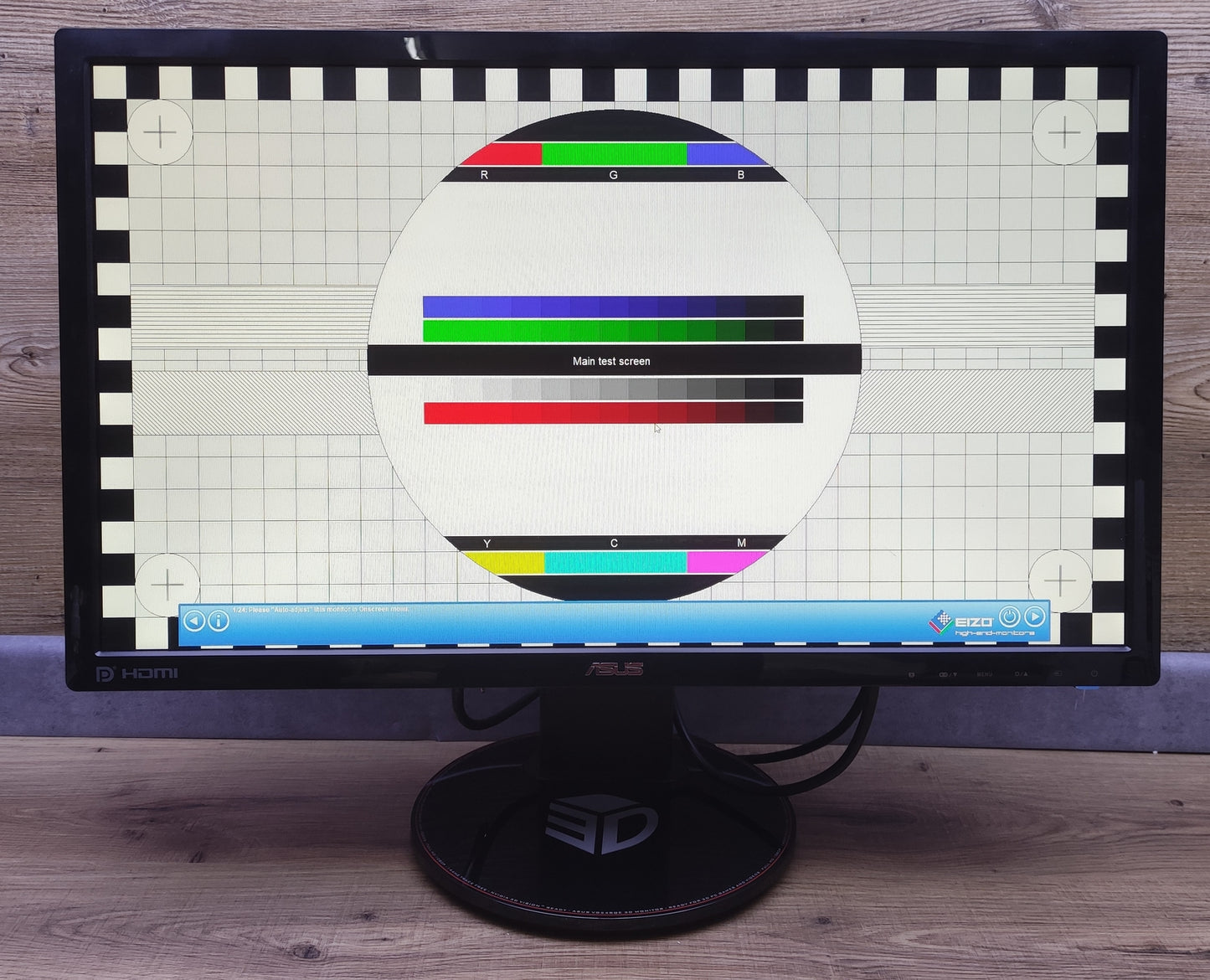 Asus VG248QE Gaming Monitor 24" FHD 1920x1080 DVI HDMI DP 144Hz 1ms Lautsprecher