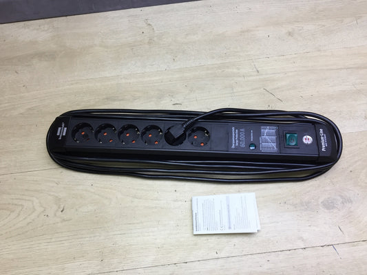 Brennenstuhl 1951160402 Premium-Line 6-way power strip, 5m cable, I32308 