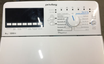Privileg PWT Class B6 S5 N Waschmaschine Toplader,1200 Up, 6 k, EEK:B, I34412