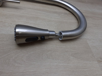 Ibergrif M22137 Mischbatterie-Küchenarmatur ausziehbar, Wasserhahn, I18431