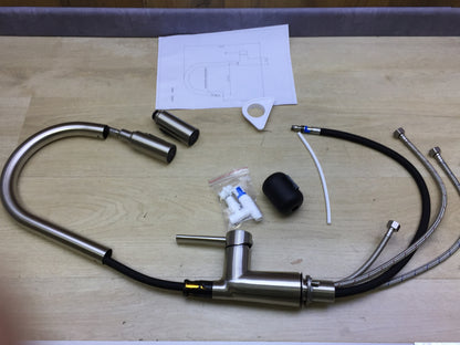 CREA Küchenarmatur ausziehbar, Wasserhahn Küche, I26226