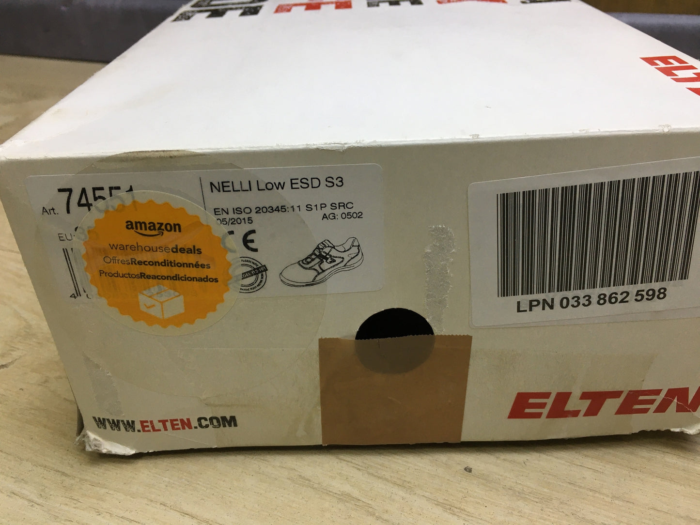 Elten Sicherheitshalbschuh Nelli Low ESD S3 Größe 35 74551, I31243