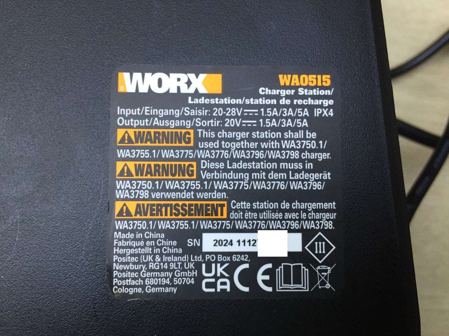 WORX Landroid Vision M550 Mähroboter WR205E für Gärten bis 550m², I34045