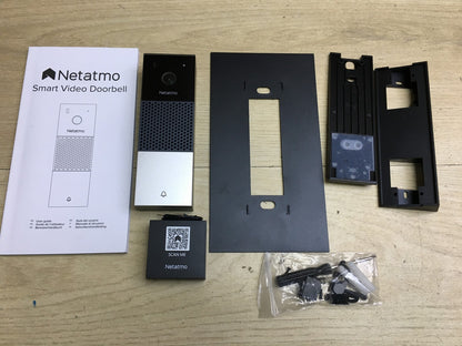 Netatmo Smarte Video-Türklingel mit Kamera, WLAN, 2-Wege-Audio, I34283