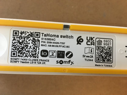 Somfy-TaHoma Switch 1870595 Steuerzentrale, intelligente Steuerung, I32545
