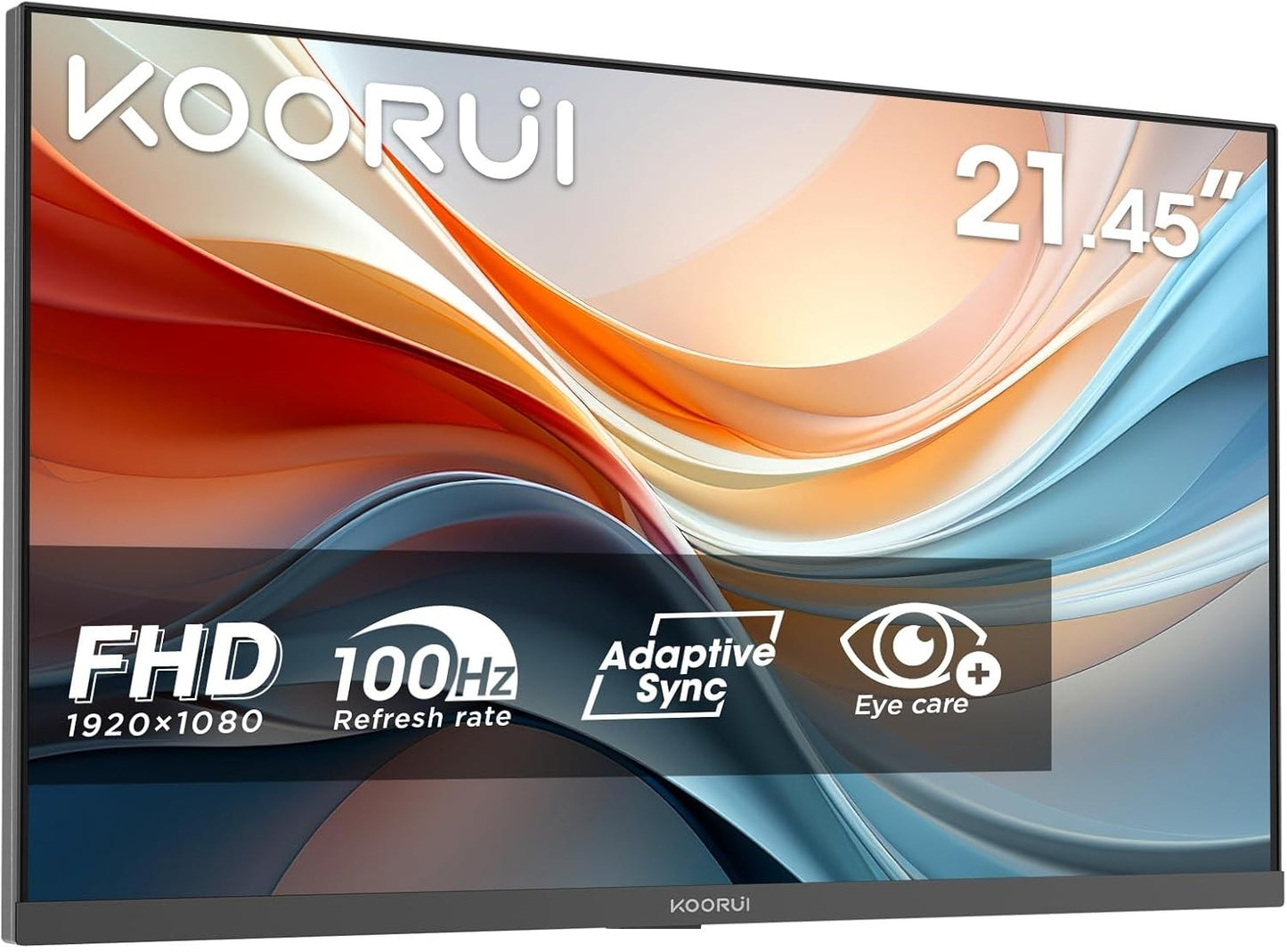 Koorui E2212F Office Monitor 21.45" FHD 1920x1080 VA HDMI VGA 100Hz 5ms (GtG)