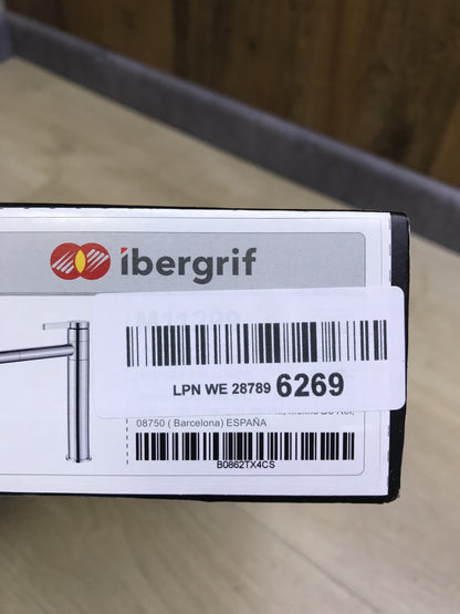 IBERGRIF W11299 Wasserhahn Bad Hoch-Waschtischarmatur chrom, I31829