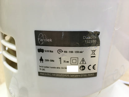 Farelek Dakota Standventilator 112310, 2 Stunden, I29032