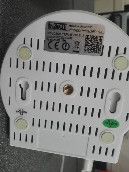 INSTAR IN-6012HD Wlan Kamera IP HD 1/3" CMOS 1MP IR WDR DEFEKT, D45604