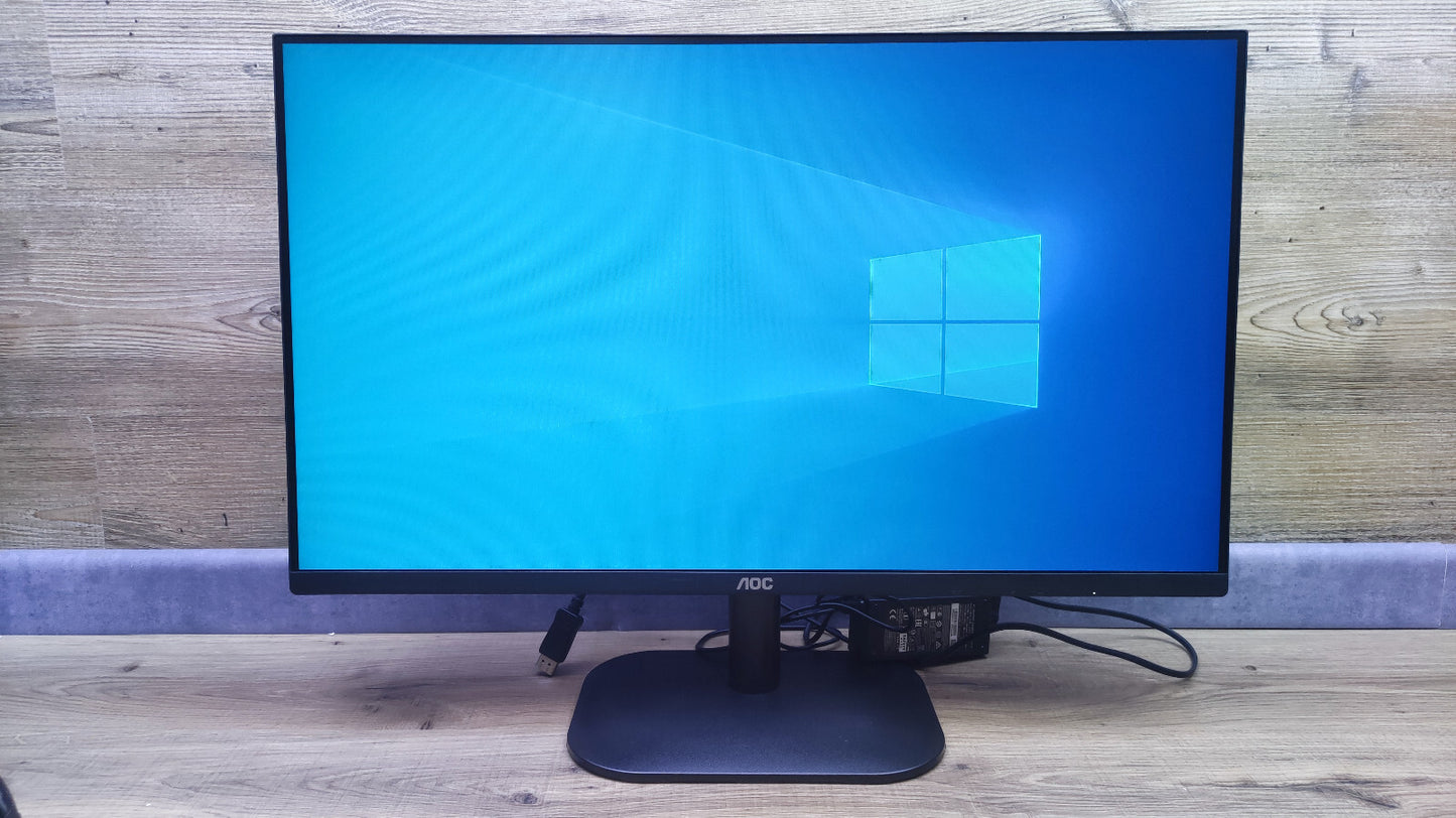 AOC 27B2H Monitor 27" FHD 1920x1080 VGA HDMI 75Hz 7ms (GtG) black 