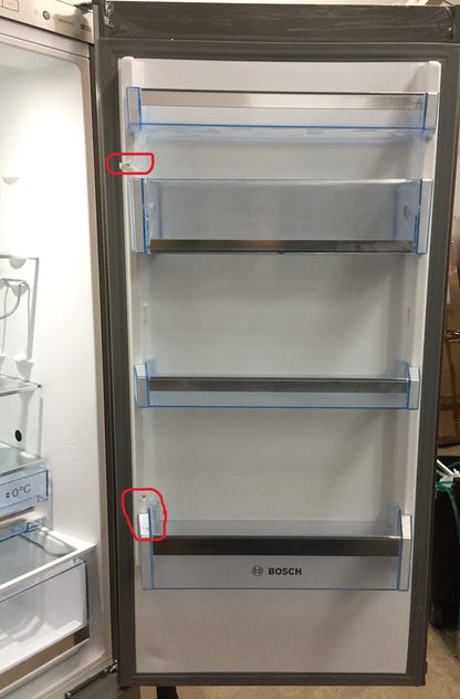 Bosch Serie 6 KGE398IBP Kühlschrank Gefrier-Kombination 343 L LowFrost VitaFresh