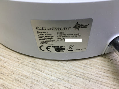 SUNTEC 13058 Heizlüfter Heat PTC Prime 2000, Für Räume bis 25 m², I31520