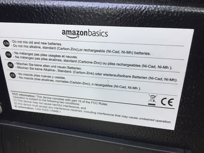 AmazonBasics Tresor 14 l, Schwarz, I17926