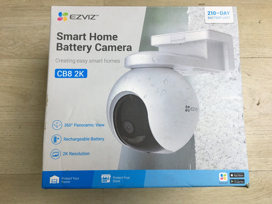 EZVIZ CS-CB8 2K kabellose WLAN Außenkamera, weiß, I33666