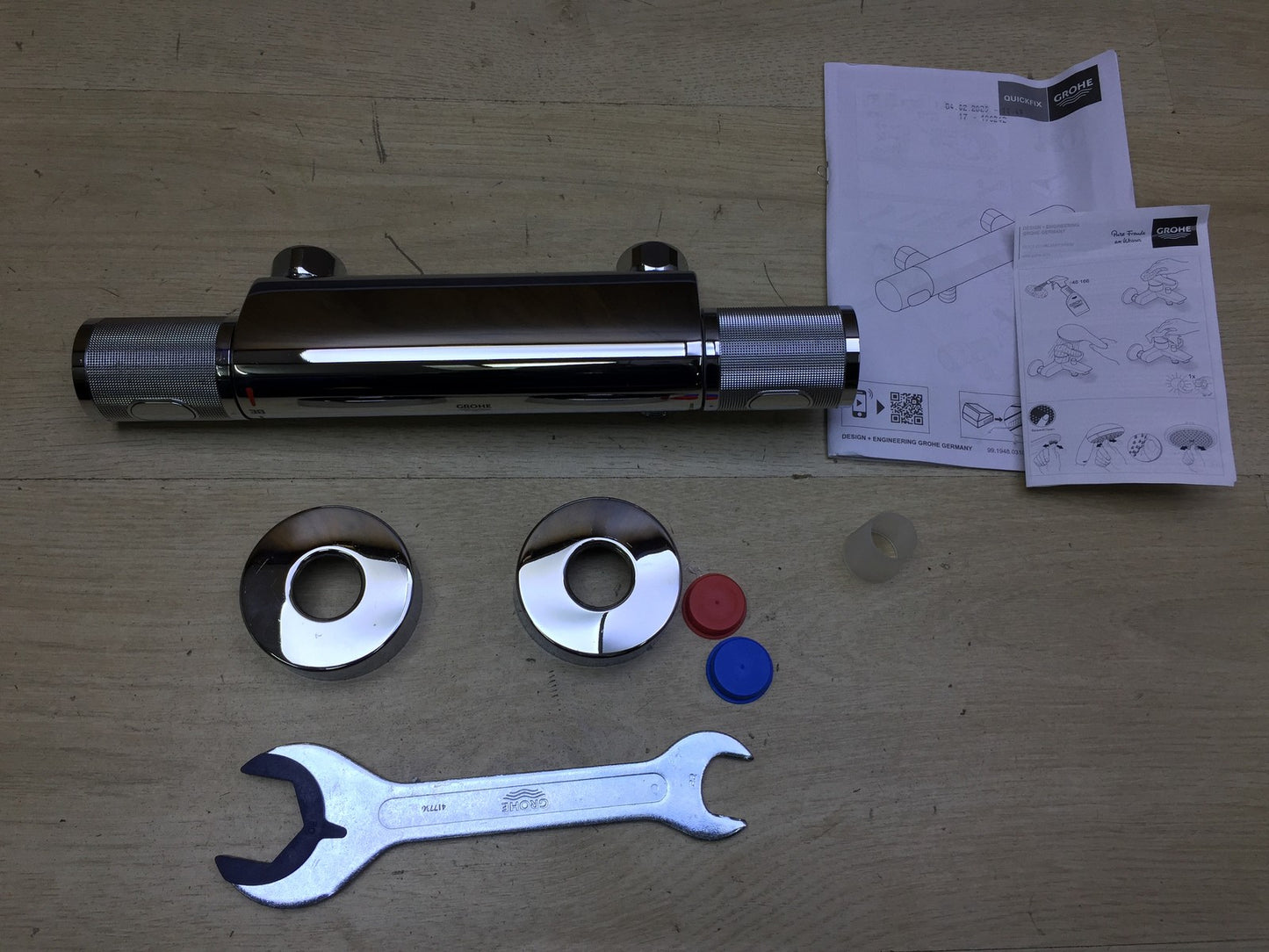 GROHE Precision Feel Thermostat-Brausebatterie 34790000, chrom, I34134