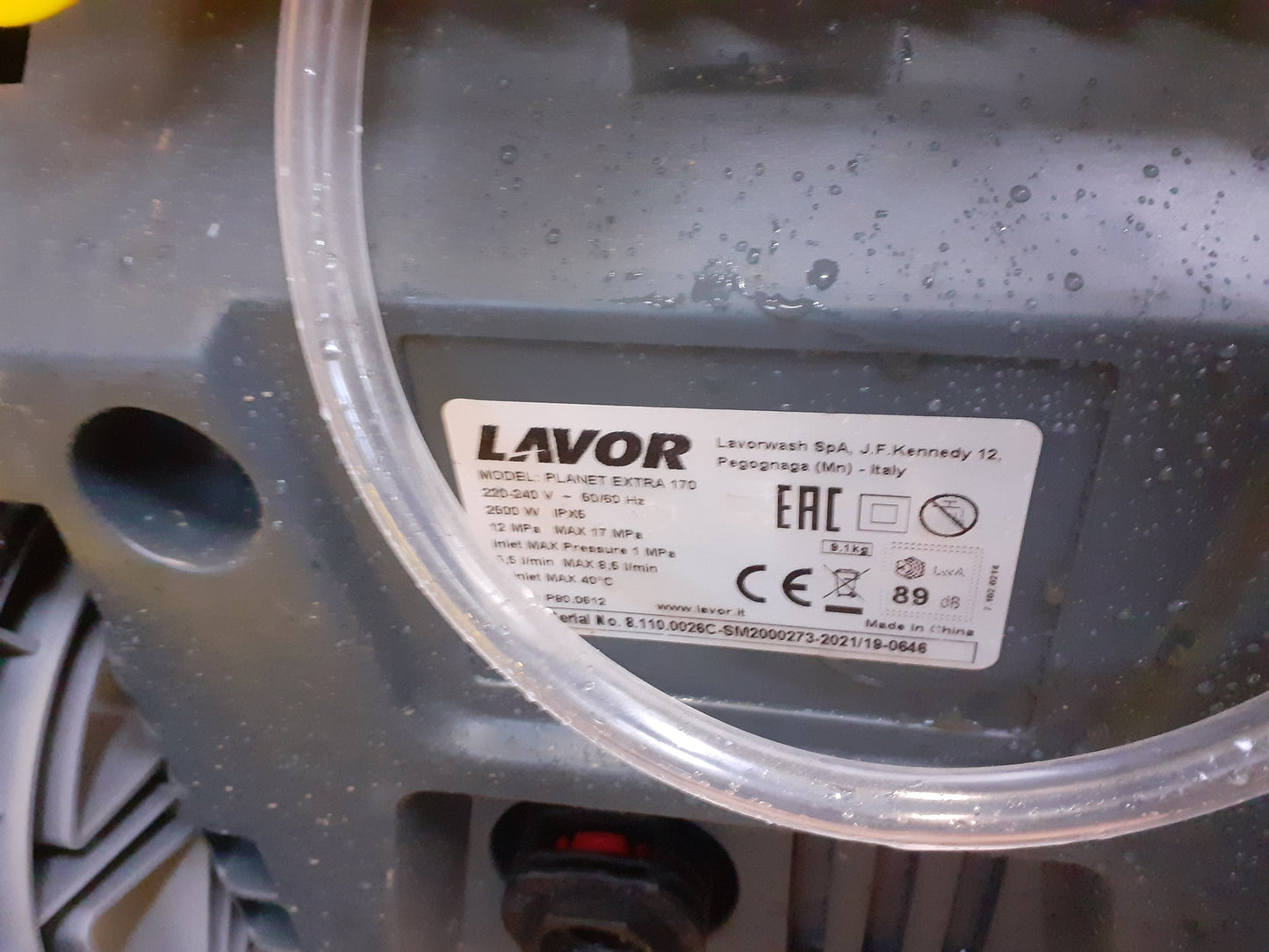 LAVOR Hochdruckreiniger Planet 170 EXTRA 8.110.0026C, 2500 W, 230V, I09744