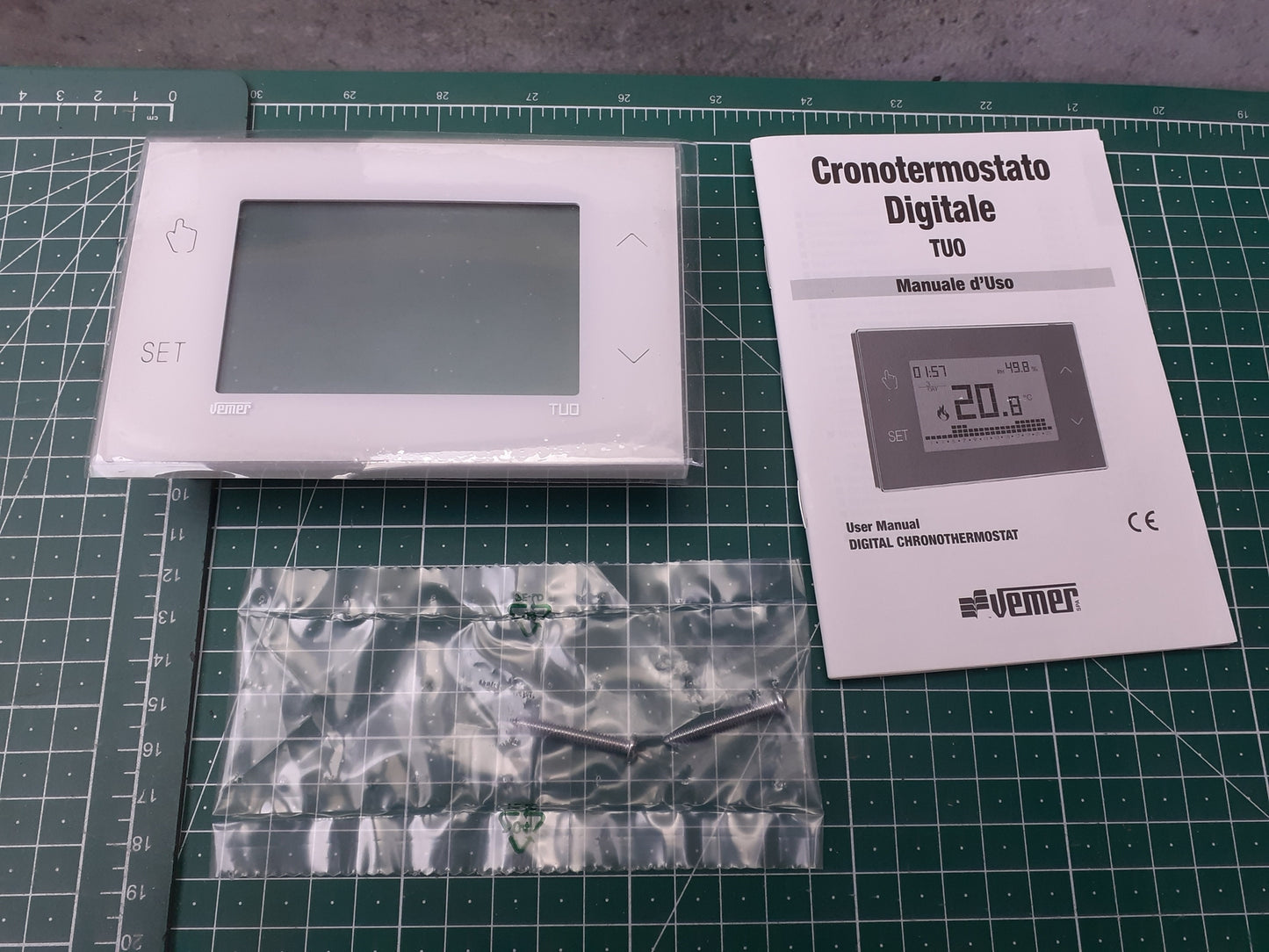 VEMER TUO Wandthermostat VE771600, weiß, wöchentliche Programmierung, I17101