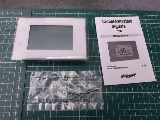 VEMER TUO Wandthermostat VE771600, weiß, wöchentliche Programmierung, I17101