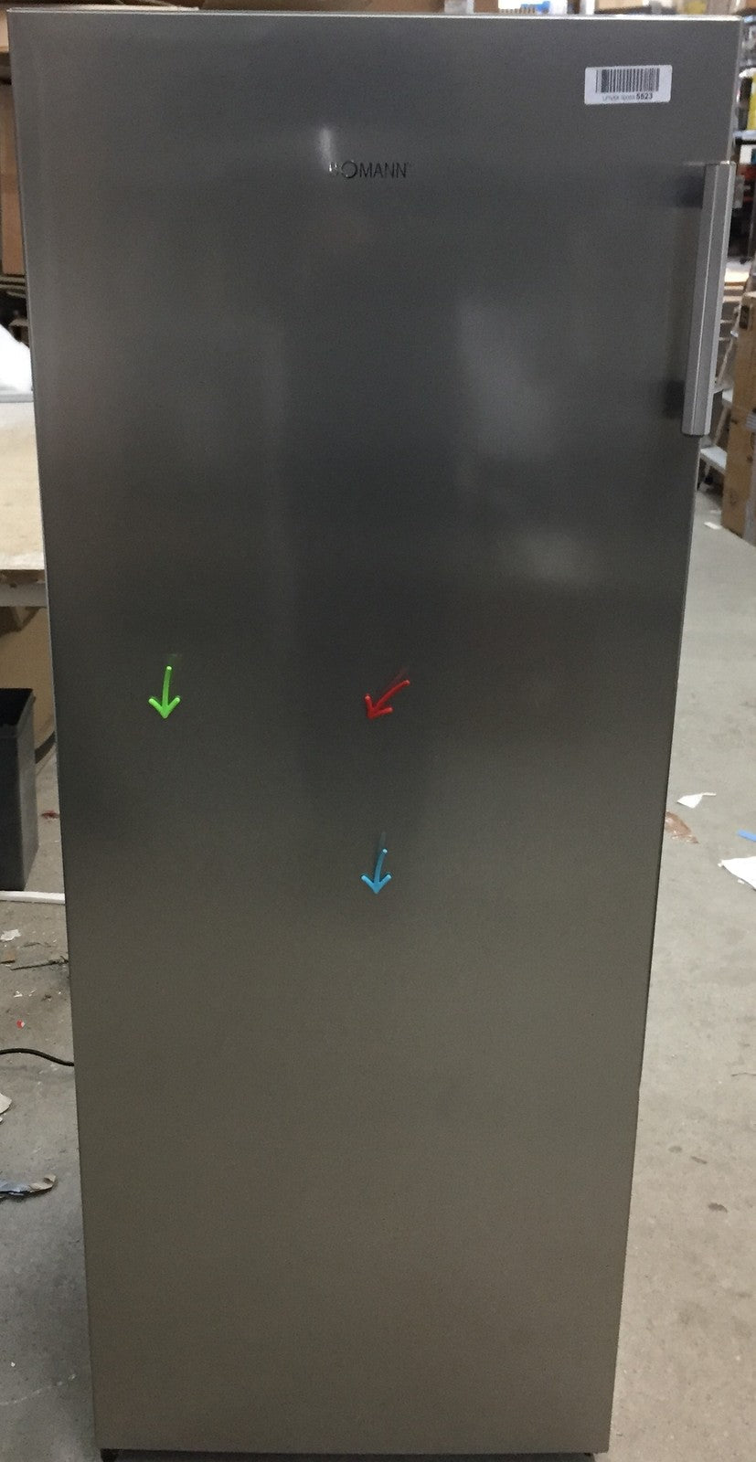 Bomann VS 7316.1 IX Vollraumkühlschrank 242 L 143 cm Edelstahl-Optik (733169)