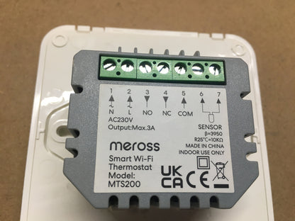 Meross MTS200 Smart Heizungsthermostat Boiler WLAN Digital WiFi, I31620