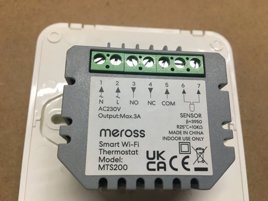 Meross MTS200 Smart Heizungsthermostat Boiler WLAN Digital WiFi, I31620