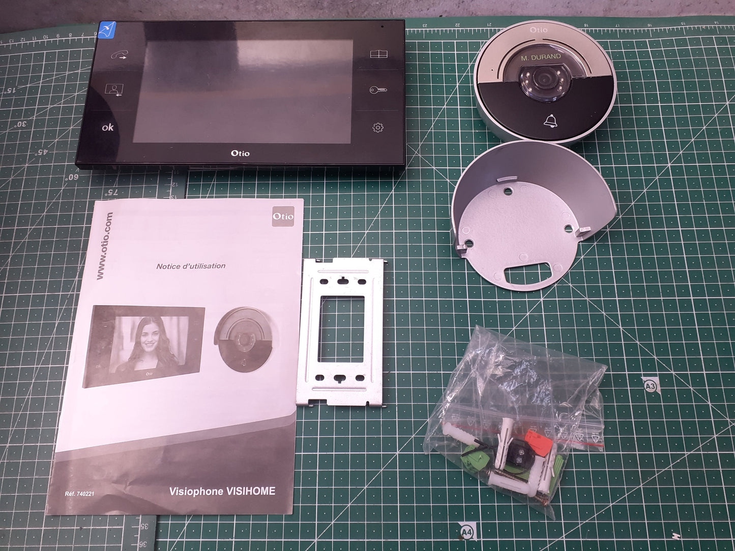 Otio VisiHome Video-Türsprechanlage mit internem 2-Draht-Speicher, I16952