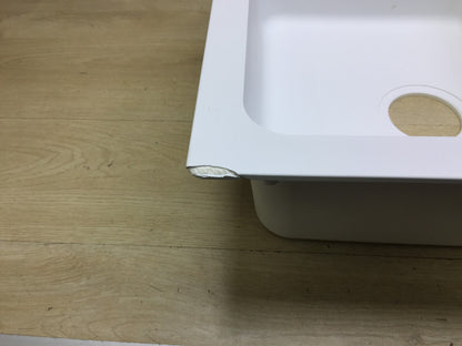 Franke Tectonite-Einbauspüle Orion OID 611-62 114.0380.626 polarweiß, I34259