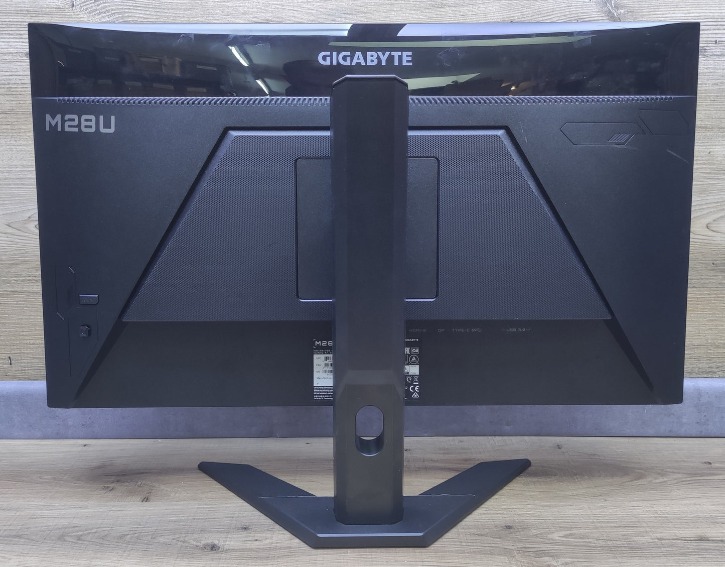 GigaByte M28U 4K Gaming Monitor 28" UHD 3840x2160 USB-C HDR AMD FreeSync 144Hz 