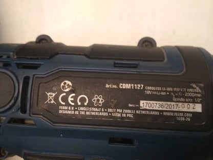 FERM Li-Ion Akku Schlagschrauber - 380Nm - 18V - 4.0Ah, V03344