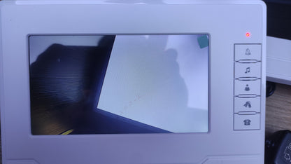 NN99 Video-Türsprechanlage Türklingel Kit 7-Zoll, für 3 Wohnungen, I34362