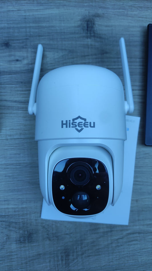 Hiseeu 3MP Überwachungskamera Aussen mit Solarpanel, I34469