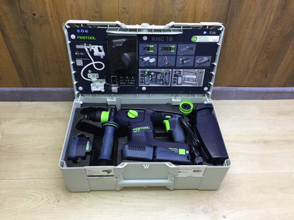 Festool cordless combination hammer KHC 18 5.0 EBI-Plus, incl. 2 x batteries 18 v 5.0 Ah, I33167