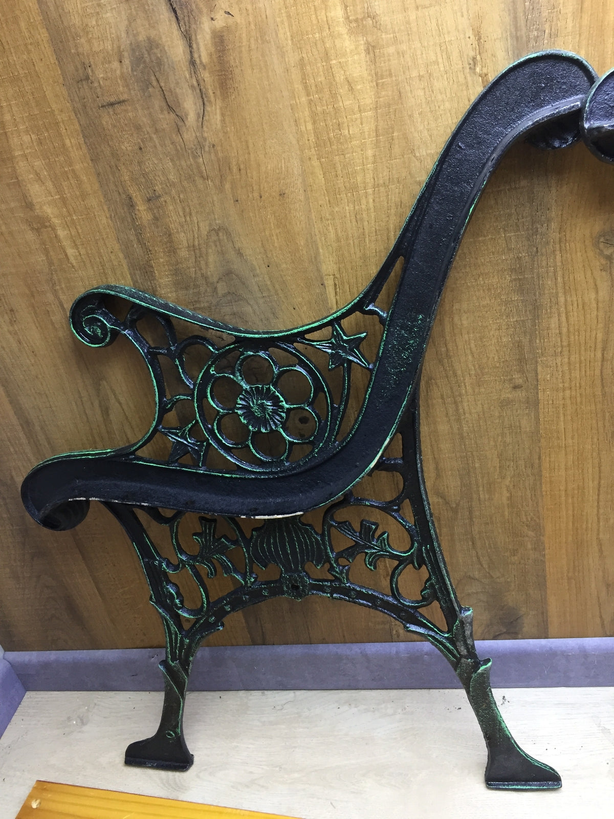 Vigor 9694030 Sitzbank, Gusseisen/Holz, I31790