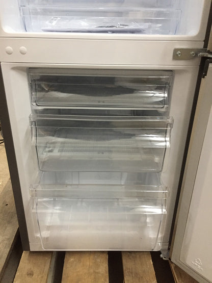 Bomann KG 320.2 Kühlschrank Gefrierfach Kühlgefrierkomb inox-look 175 L (732090)