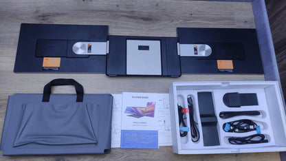 Kwumsy S6 Tragbarer Monitor Erweiterung für Laptop 15,6 1920x1080 HDMI USB-C