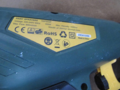 TECCPO Elektrische Farbspritzpistole, 500 W, Farbsprüher, Tank 1300 ml, I01194