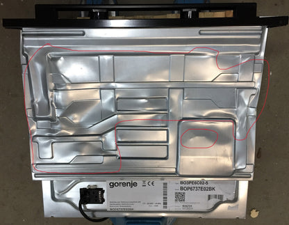 Gorenje G400 BOP6737E02BK Multisystem Backofen Einbau 77L AirFry 300°C schwarz