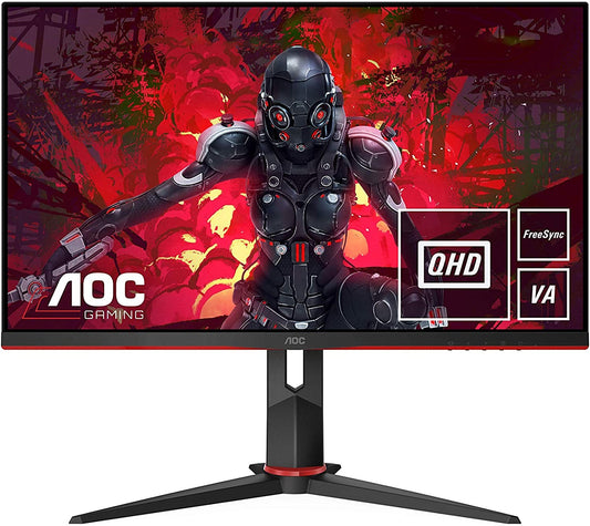 AOC Q27G2U/BK Gaming Monitor 27" QHD 2560x1440 HDMI DP AMD FreeSync 144Hz 1ms 