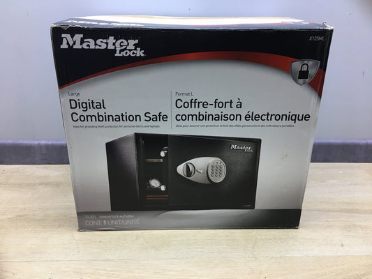 Master Lock X125ML Tresor digitaler Kombination groß 33L schwarz, I19486