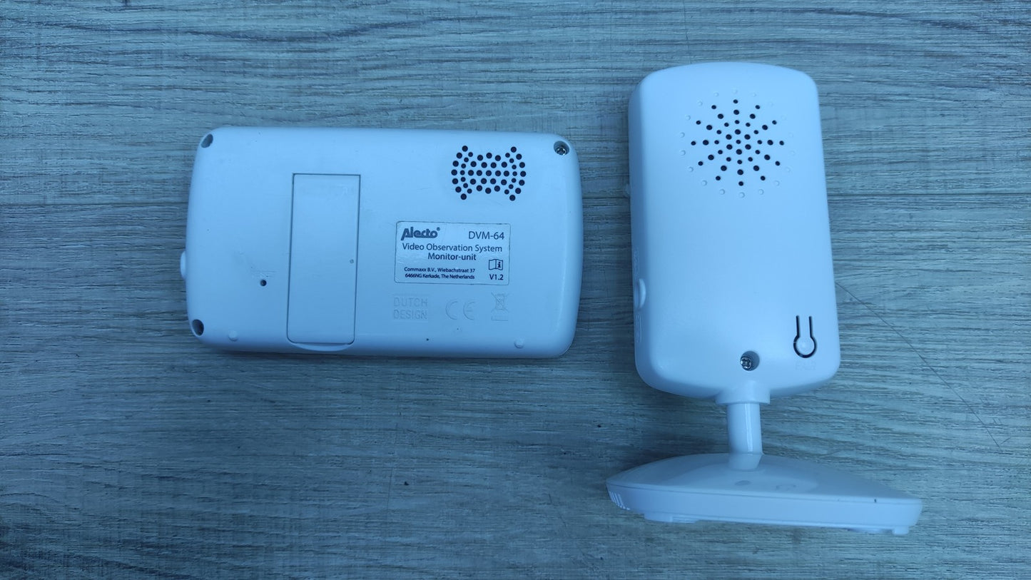 Alecto DVM-64 Babyphone mit schwenkbarer Kamera, Nachtsicht, I34366