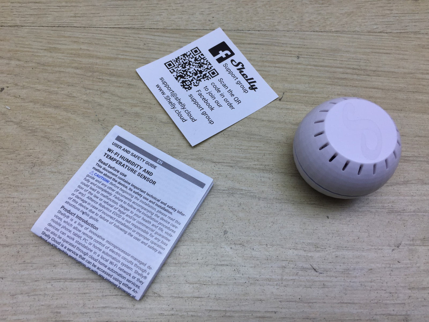 Shelly Smart Home Temperatursensor & Luftfeuchtigkeitsmesser, I33748