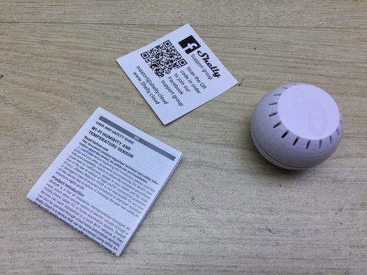 Shelly Smart Home Temperatursensor & Luftfeuchtigkeitsmesser, I33748